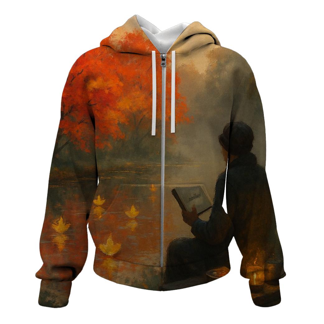 Maple Lantern Reflection lightweight hoodies