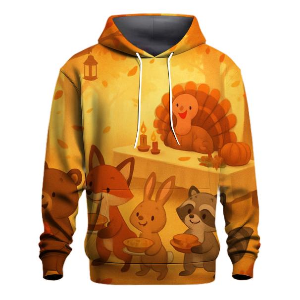 Woodland Feast Parade hoodie styles