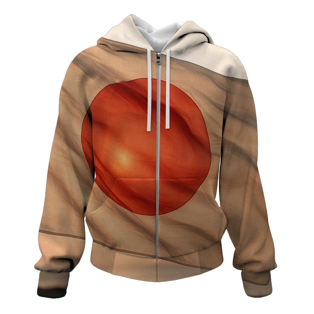 Rising Sun Silk embroidered hoodies