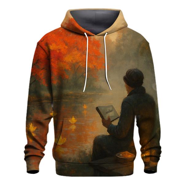 Maple Lantern Reflection pullover hoodies