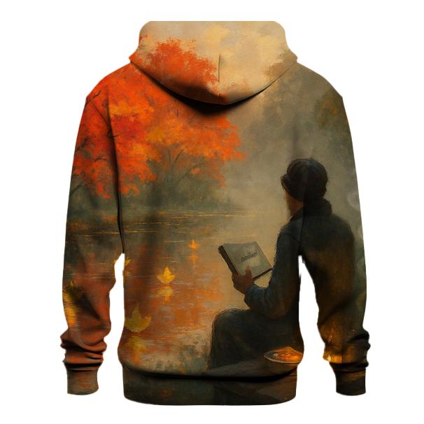 Maple Lantern Reflection pullover hoodies