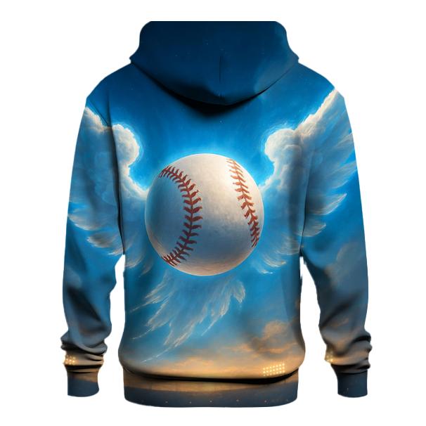 Skyward Baseball With Blue Jays Aura printed hoodies