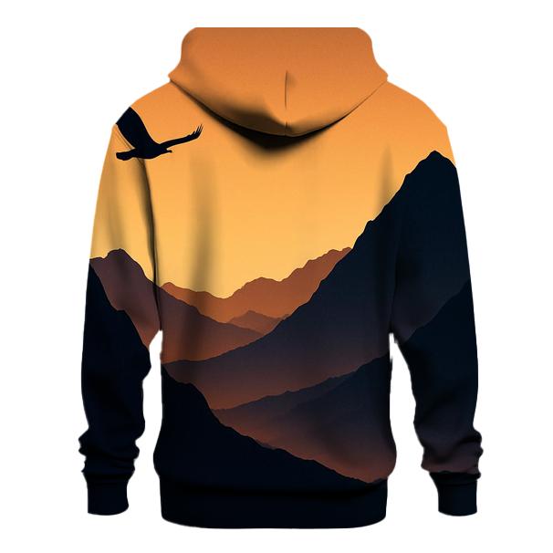 Sepia Mountain Lullaby pullover hoodies