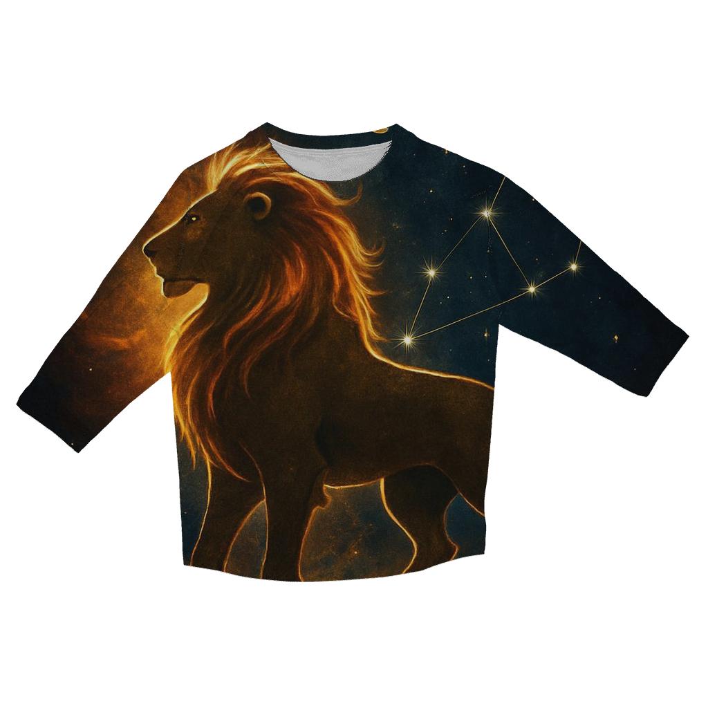 Stellar Leo Solar Flare Portrait fashion 3/4 sleeve shirts