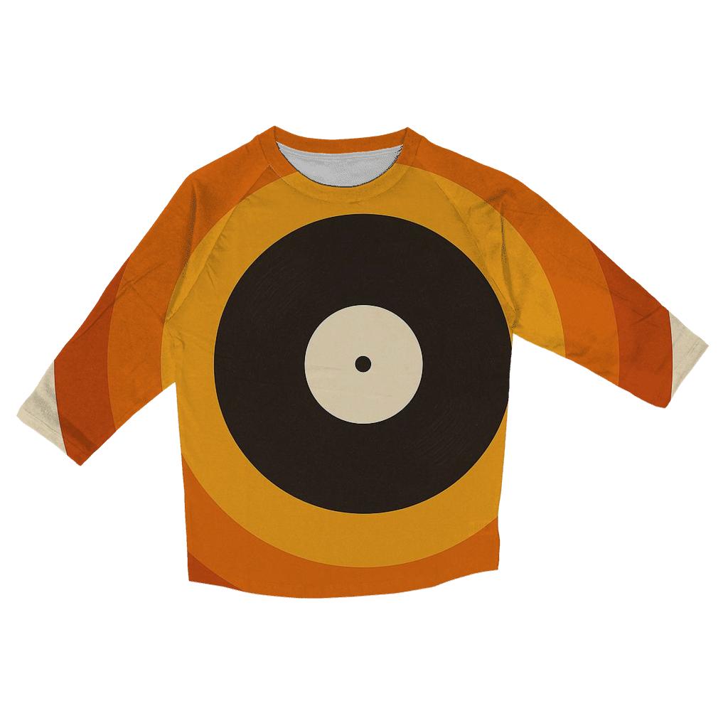 Sunburst Vinyl Radials custom 3/4 sleeve shirts
