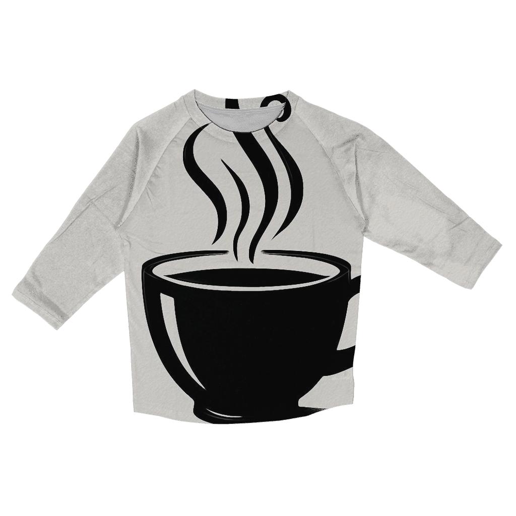 Morning Steam Outline casual three quarter sleeve shirts