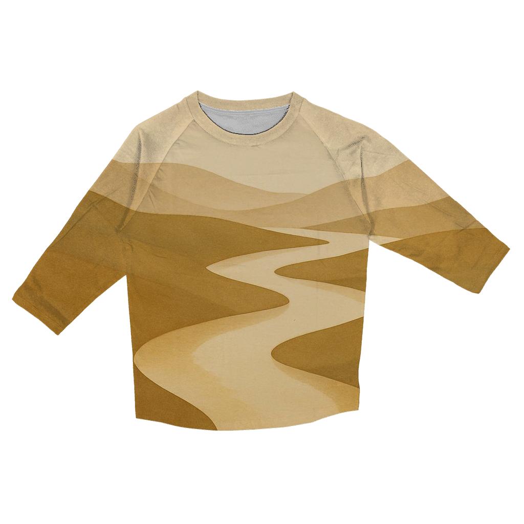 Gentle Passage printed three quarter sleeve shirts