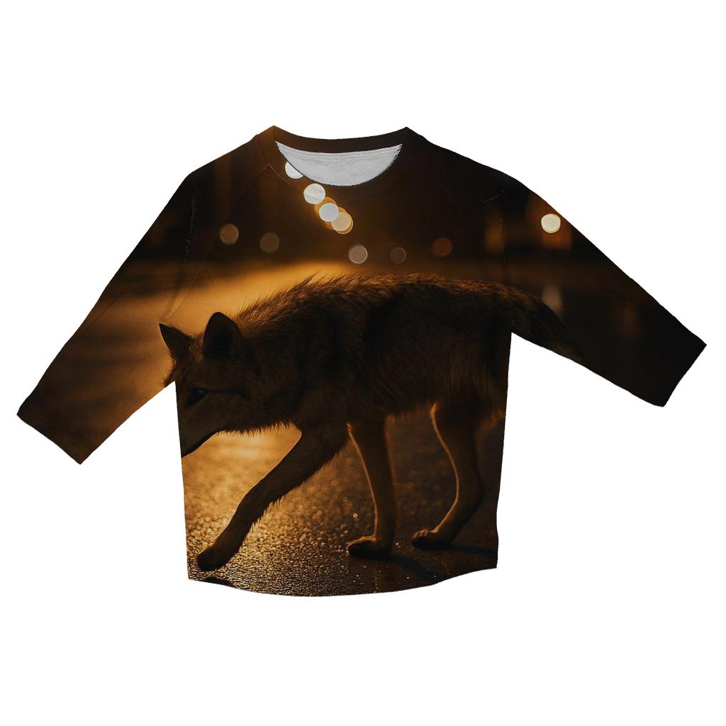 Urban Edge Lone Wolf Crossing personalized 3/4 sleeve tees