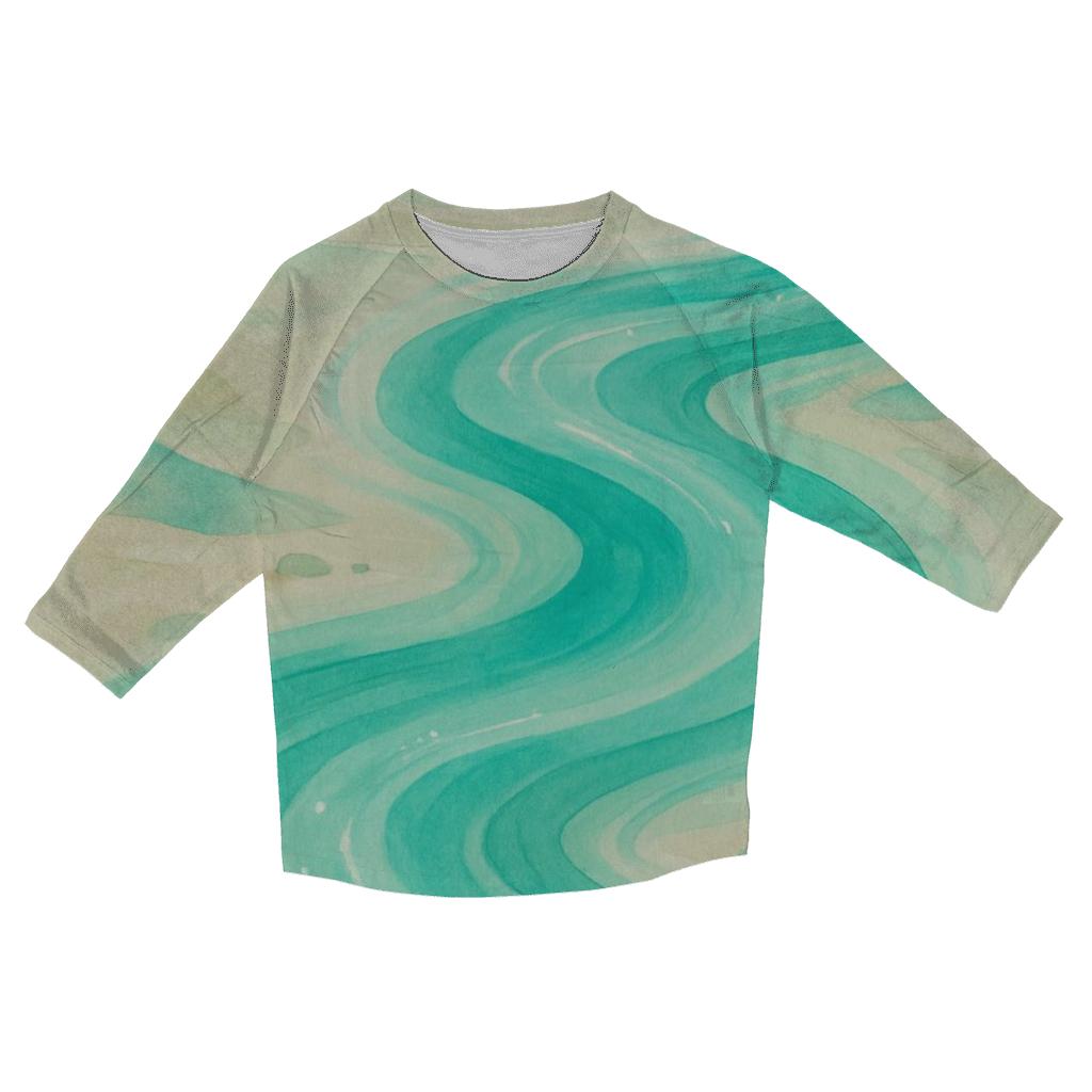 Sacred Waters Flow personalized 3/4 sleeve tees