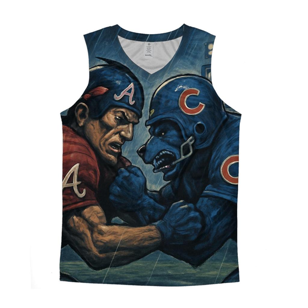 Midnight Standoff At Wrigley Field trendy fitted tank tops