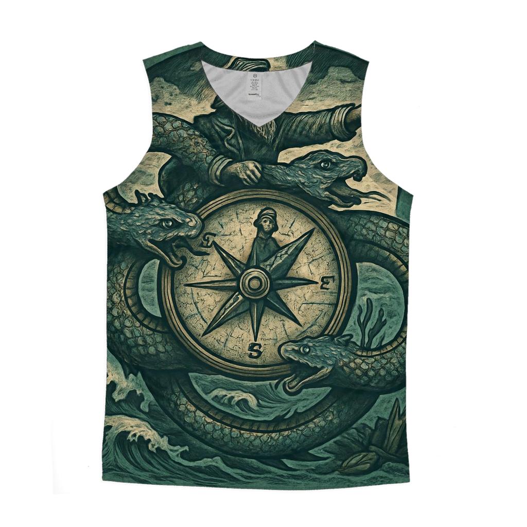 Oceanic Ouroboros Navigator personalized athletic tanks