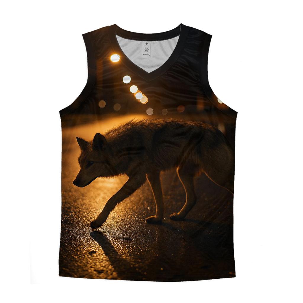 Urban Edge Lone Wolf Crossing personalized athletic tanks