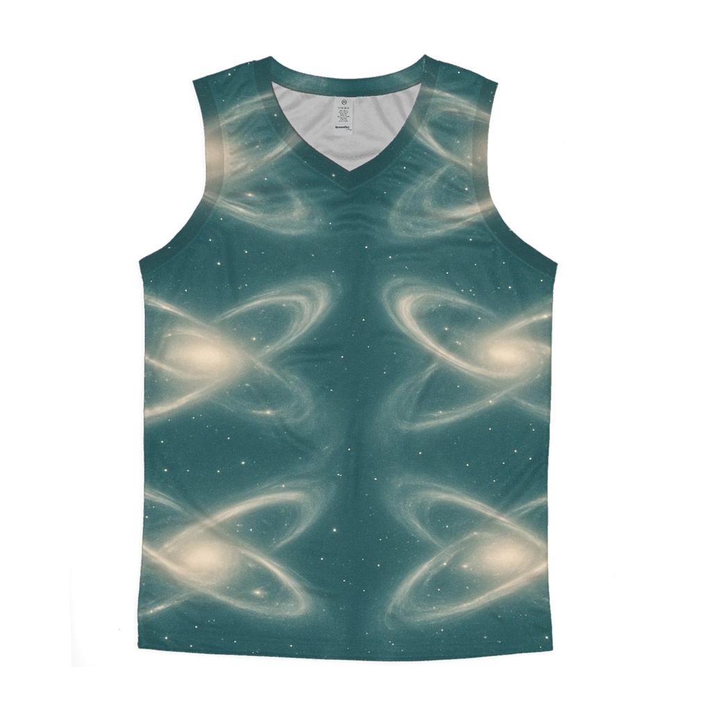 Gravitational-Lens Arc Field sports performance tank tops