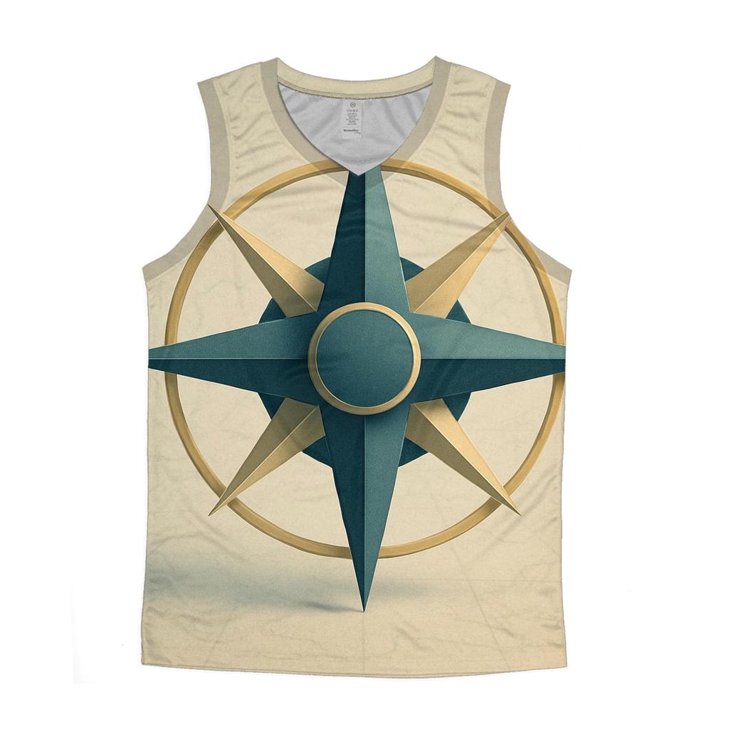 Compass Of Stillness sports performance tank tops