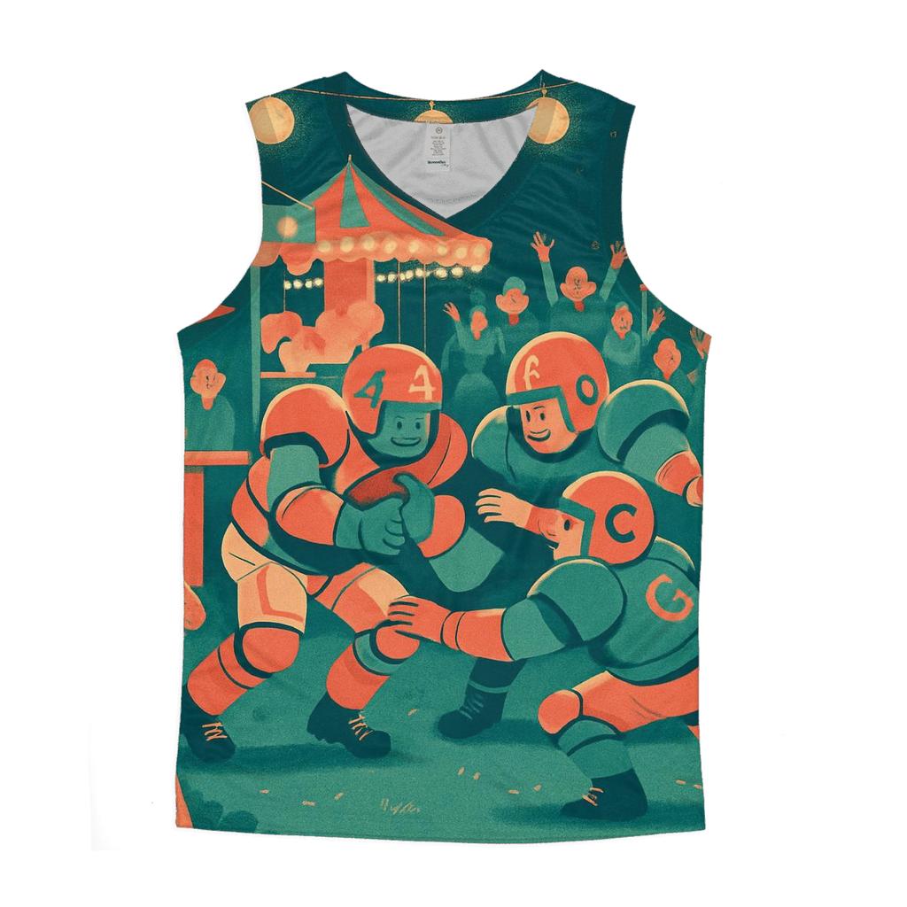 Carnival Clash Under Paper Lanterns sports performance tank tops