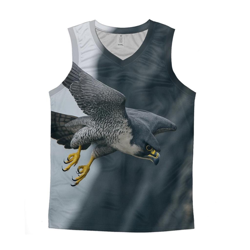 Rockface Raker Peregrine Stooping graphic print tank tops