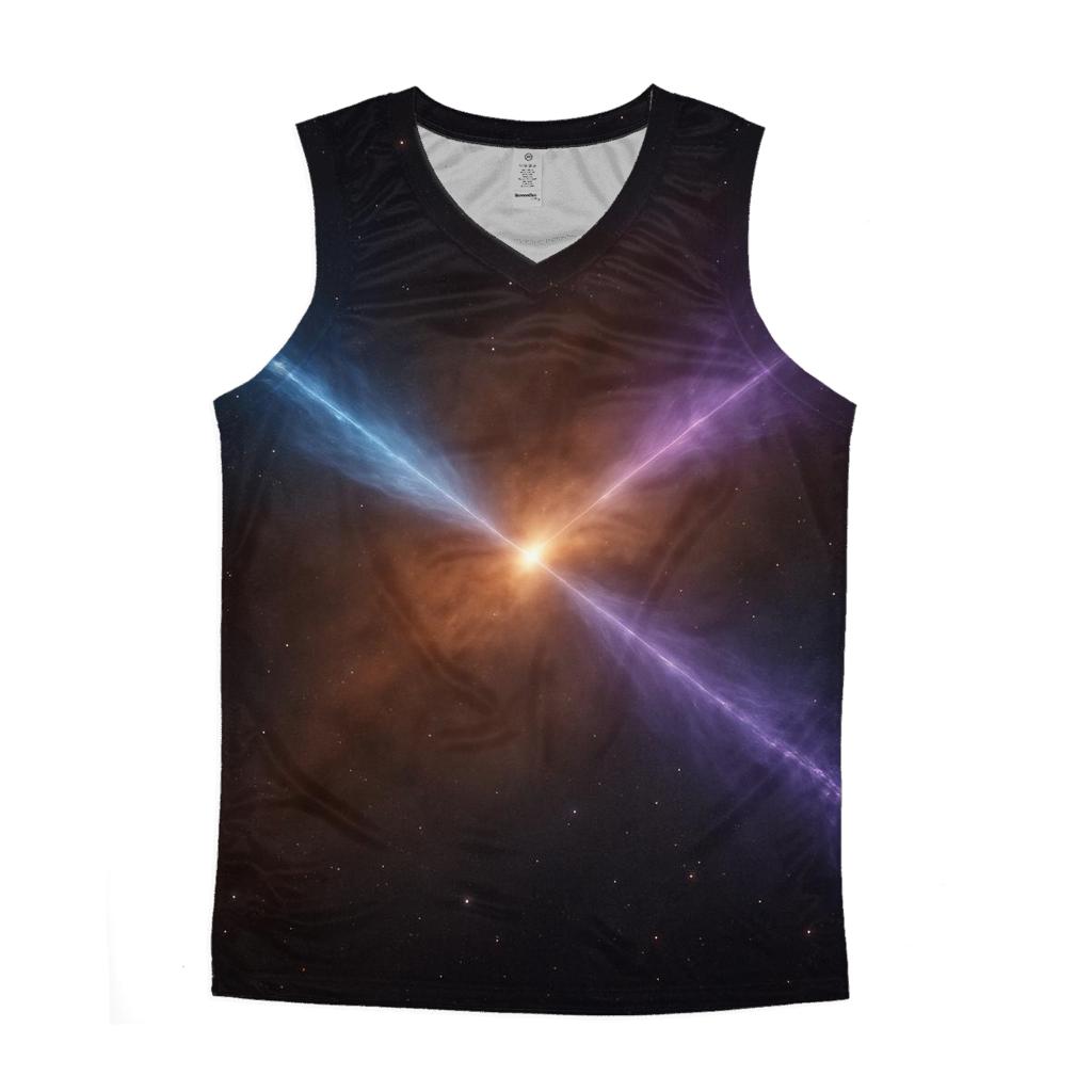 Bipolar Jet Outflow Pillars cotton sleeveless tops