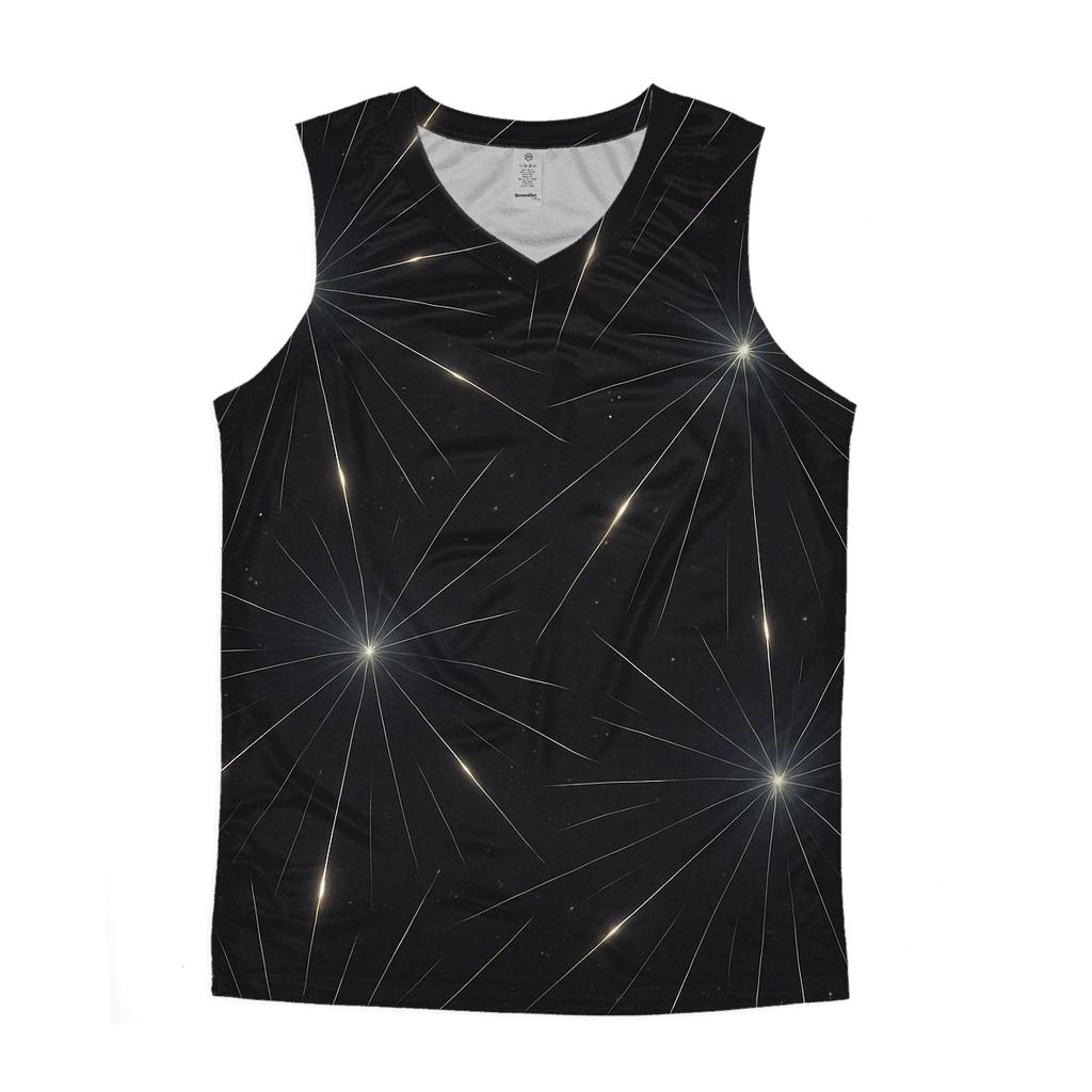 Meteor Trail Radiant Grid stylish racerback tanks