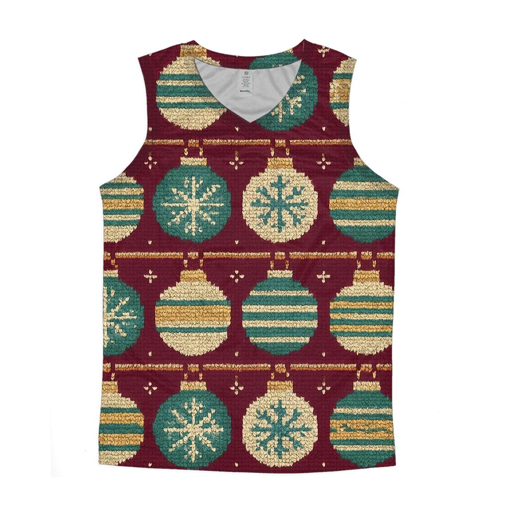 Ornament Ribbon Tapestry Design graphic print tank tops