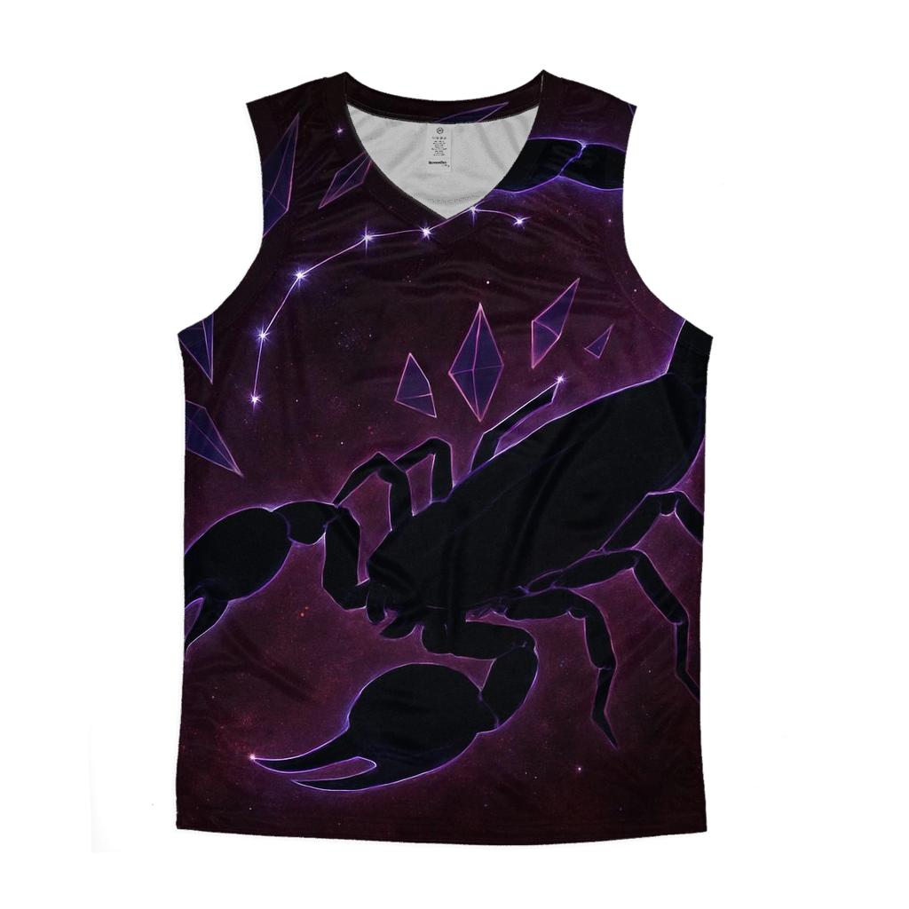 Scorpio Galactic Scorpion Sigil stylish racerback tanks