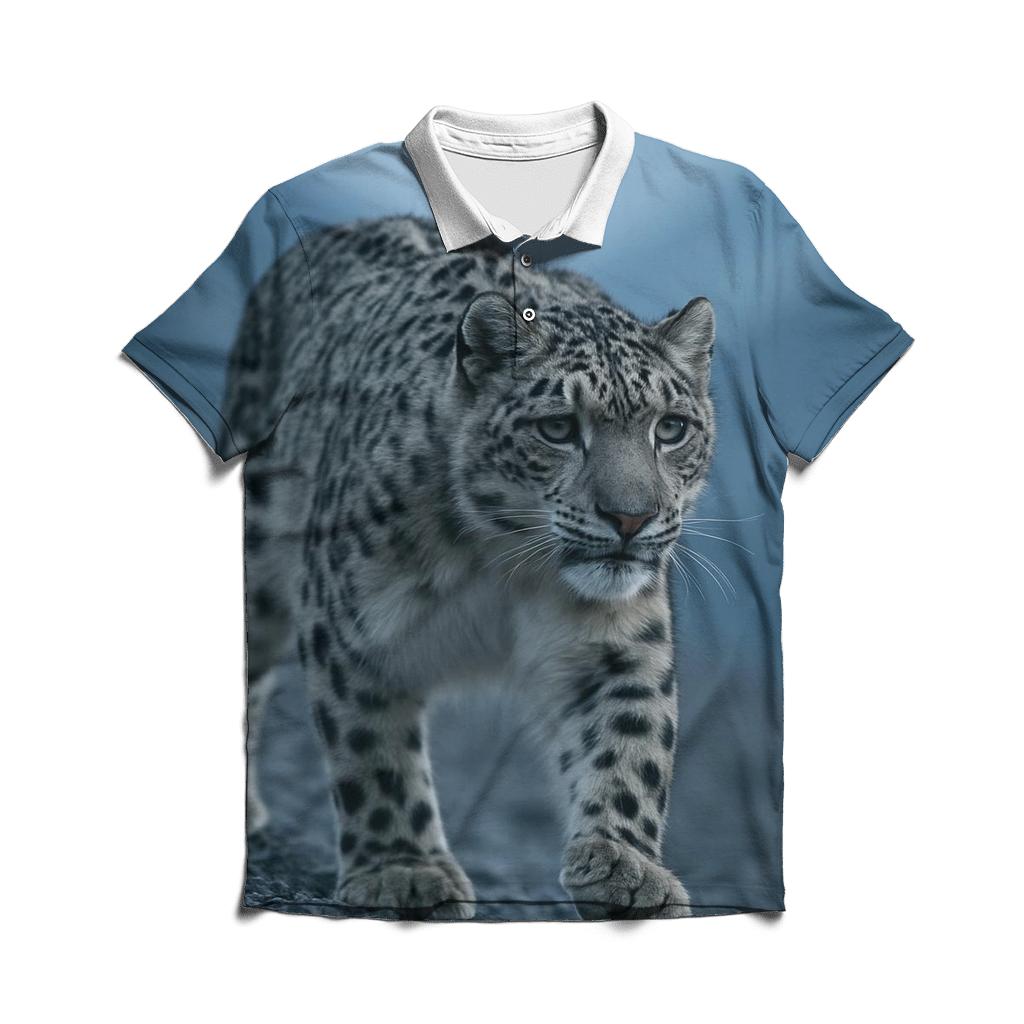 Ridge Ghost Snow Leopard classic pique polos