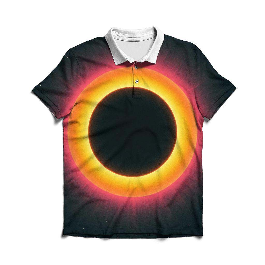 Eclipse Corona Rings personalized polo shirts