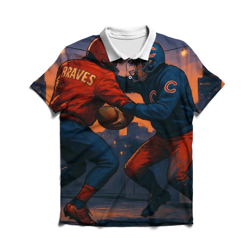 Rooftop Twilight Tackle premium cotton polo shirts