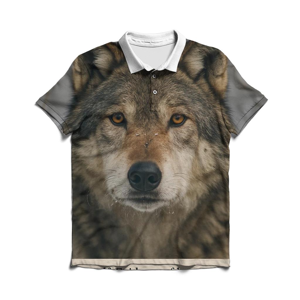 Snowbound Eye Contact Study designer slim fit polos