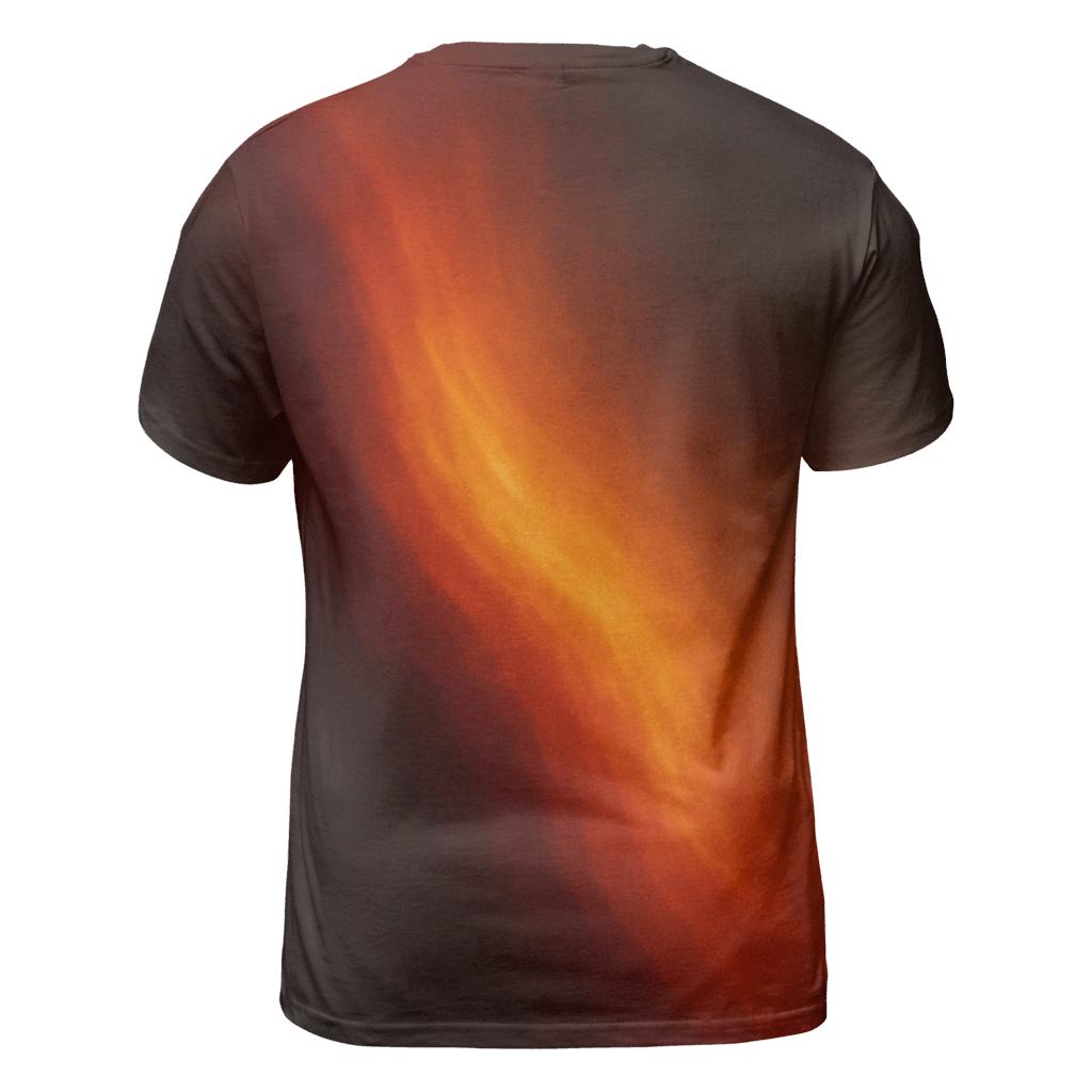 Molten Cascade creative print fashion shirts