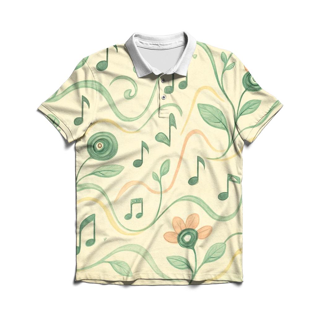 Soundwave Garden personalized polo shirts