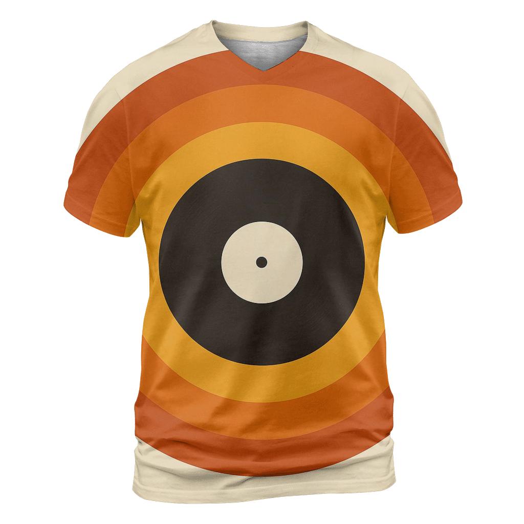Sunburst Vinyl Radials trendy printed shirt styles