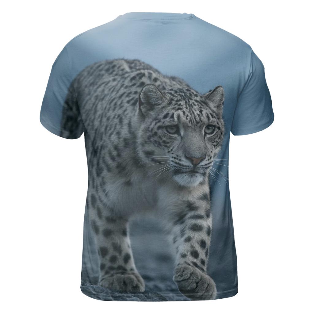 Ridge Ghost Snow Leopard statement graphic shirts