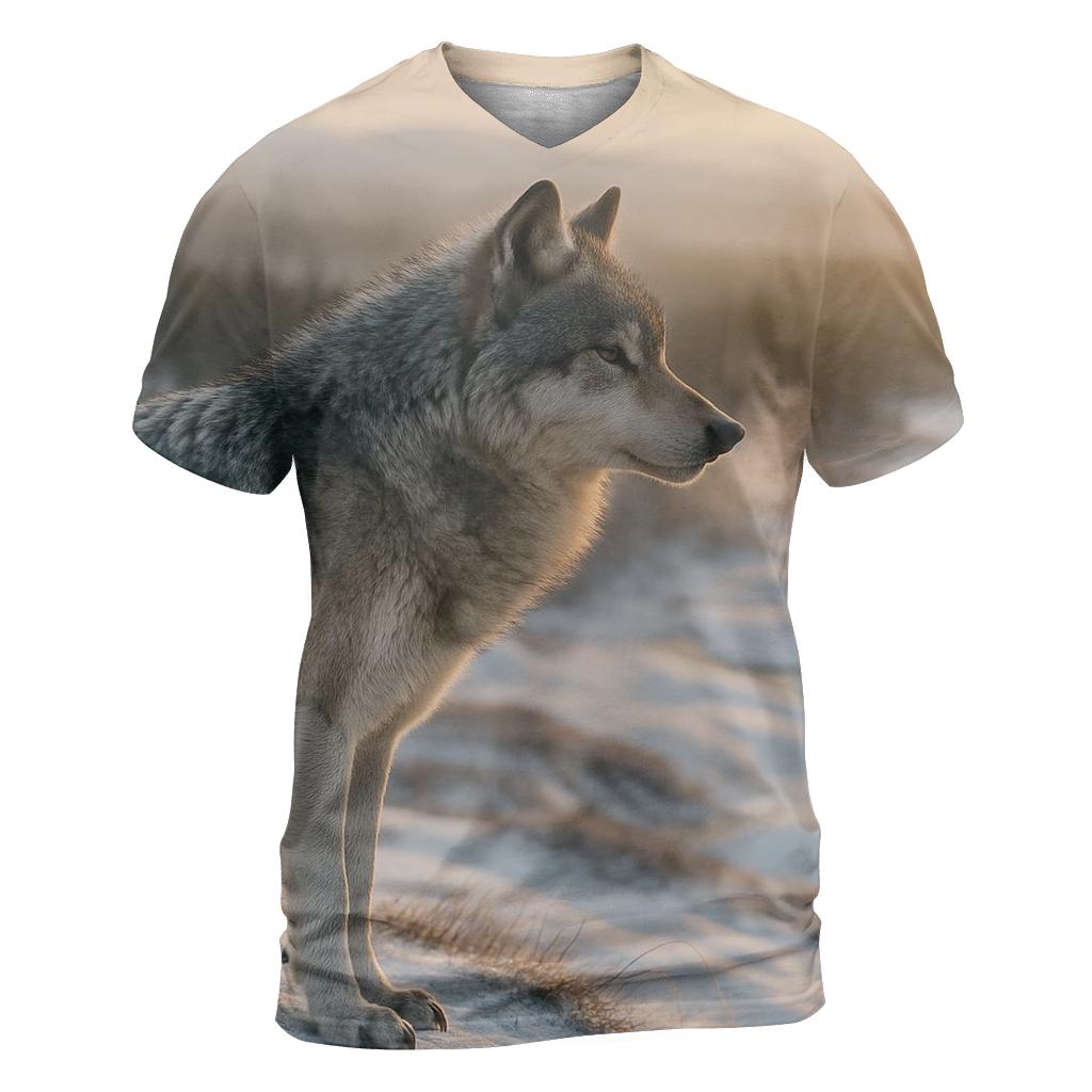 Alaskan Tundra Alpha On Ridge vibrant all-over design tees