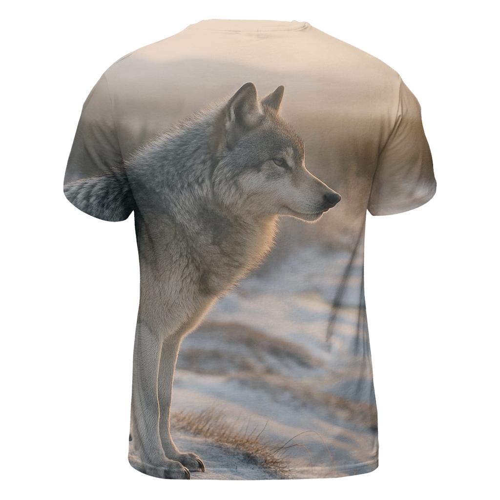Alaskan Tundra Alpha On Ridge vibrant all-over design tees