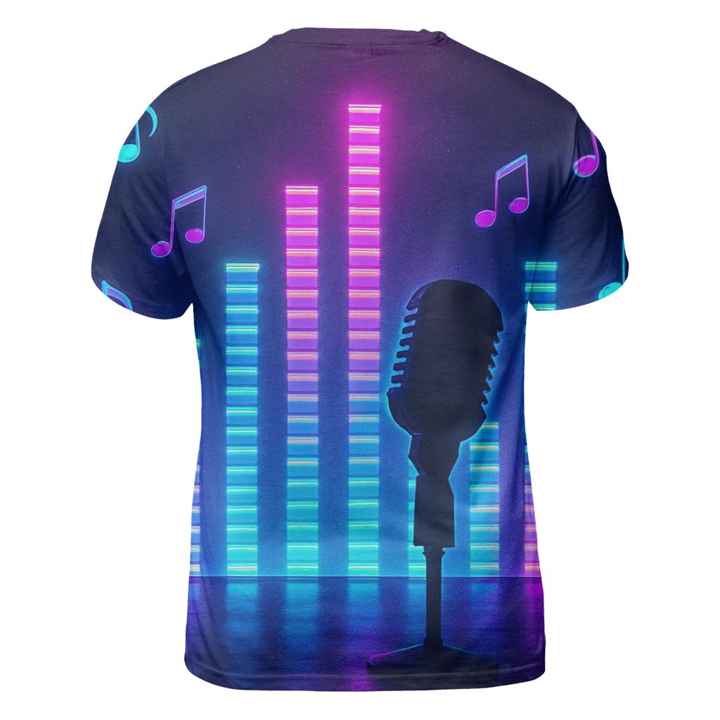 Neon Equalizer Mirage trendy printed shirt styles