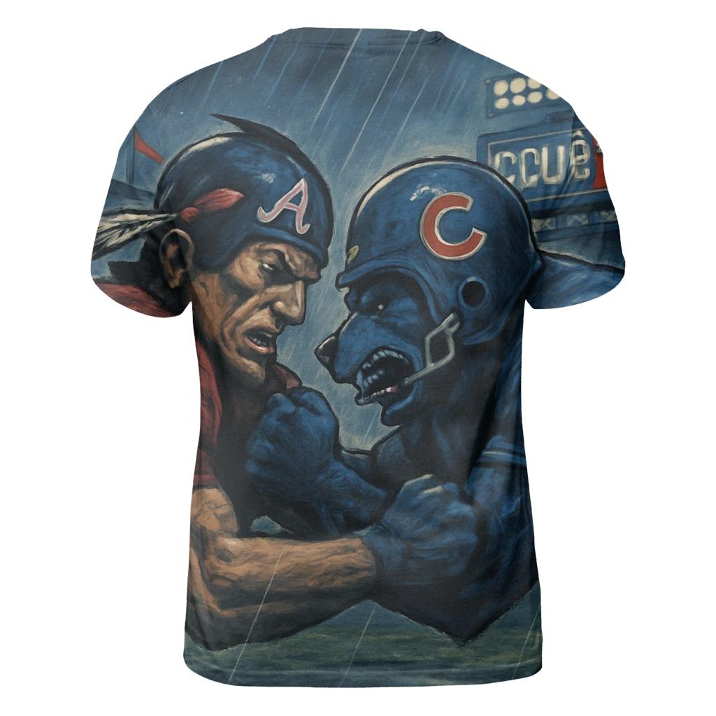 Midnight Standoff At Wrigley Field statement graphic shirts