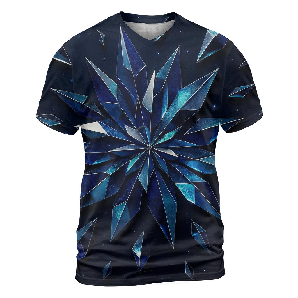 Midnight Prism vibrant all-over design tees