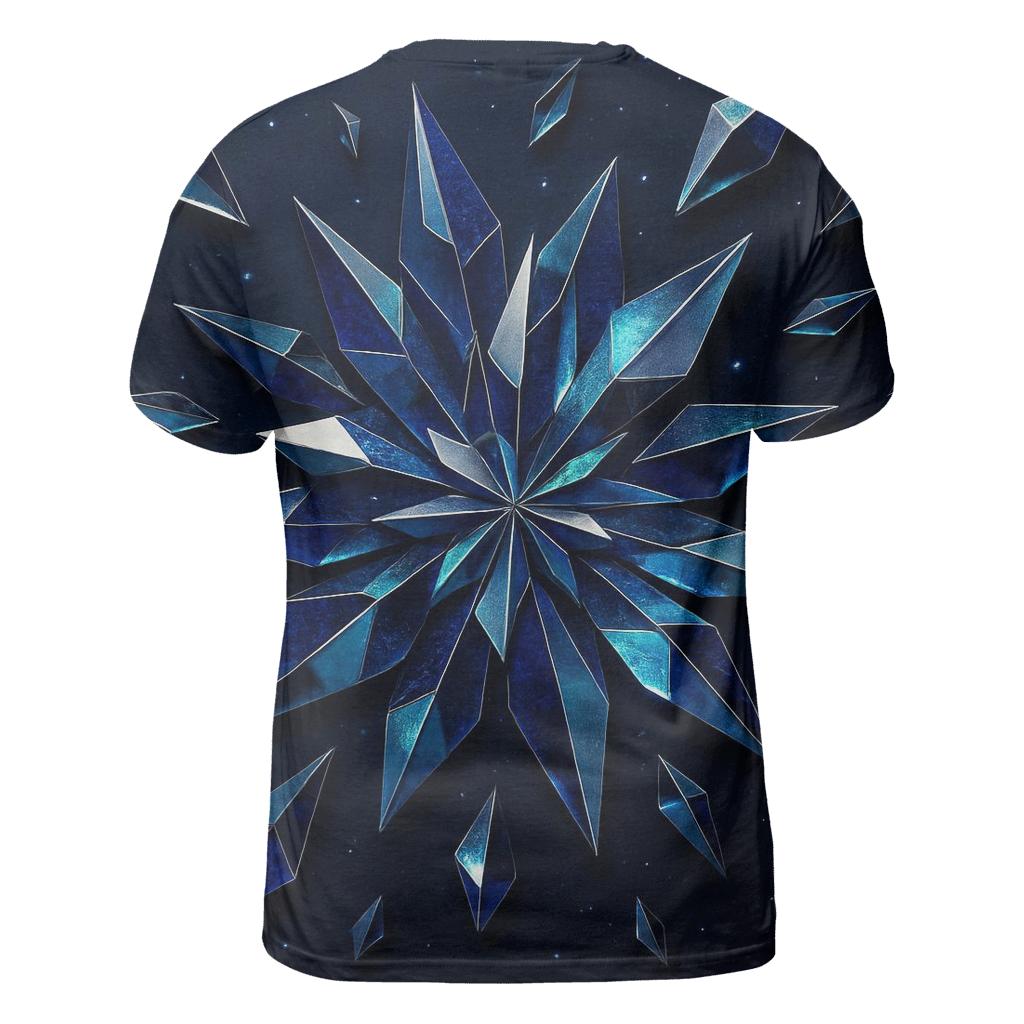 Midnight Prism vibrant all-over design tees