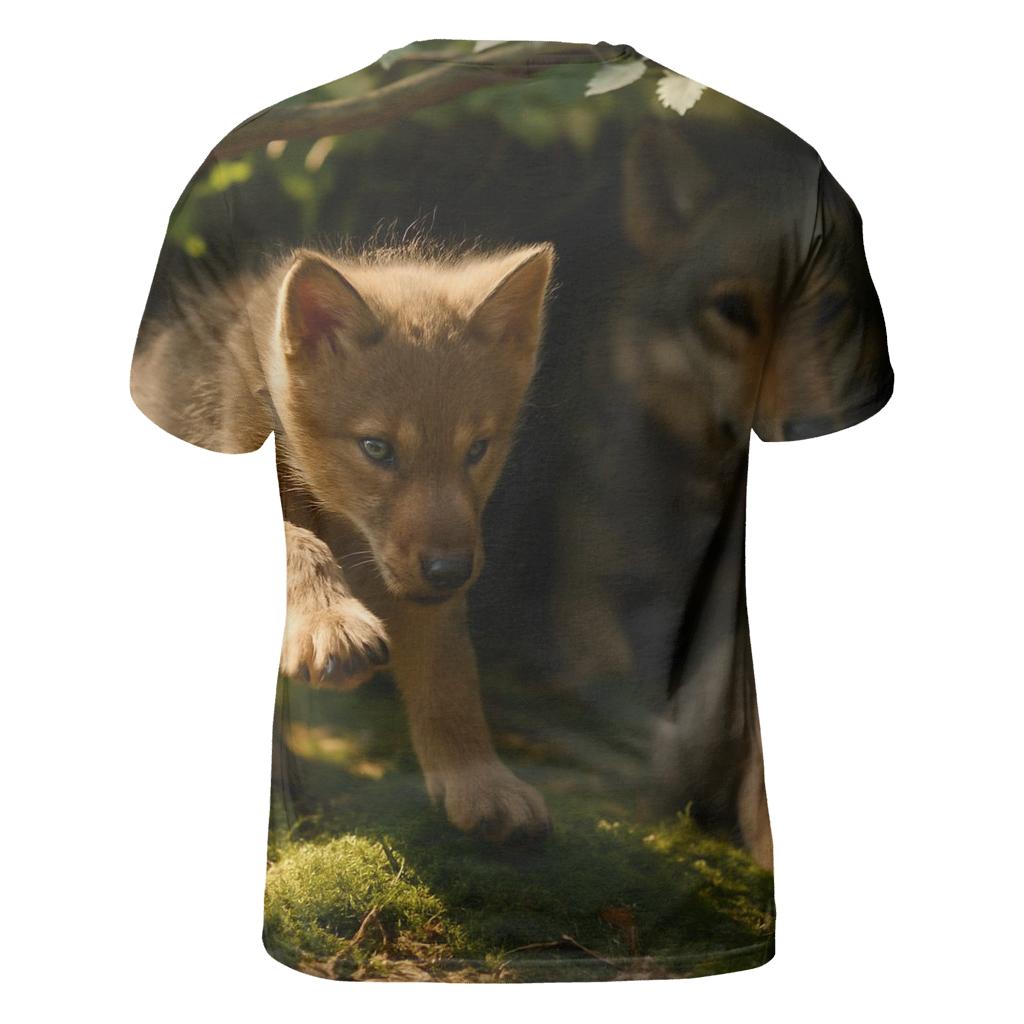 Forest Den Pup Lesson designer pattern shirts
