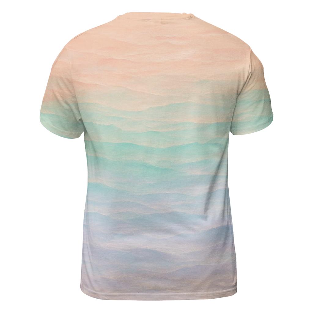 Pastel Reef Flow creative print fashion shirts