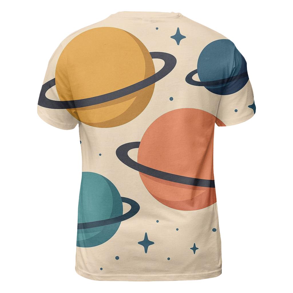 Groovy Planet Waves personalized full print shirts