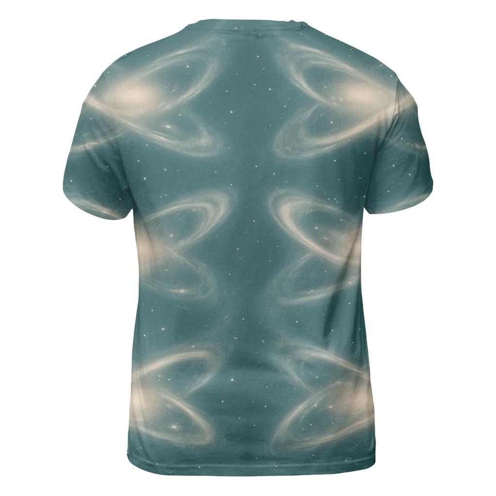 Gravitational-Lens Arc Field designer pattern shirts