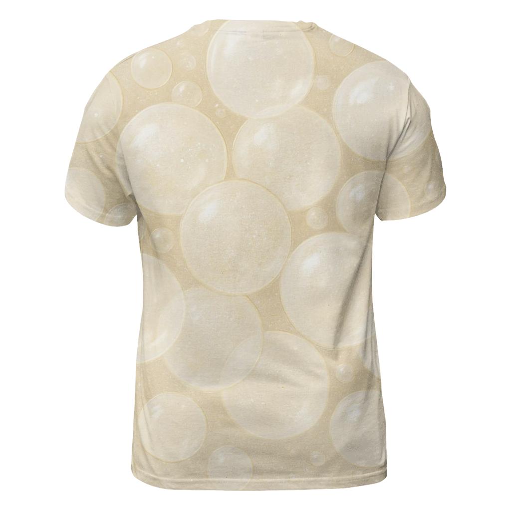 Champagne Bubble Bloom custom all-over print shirts