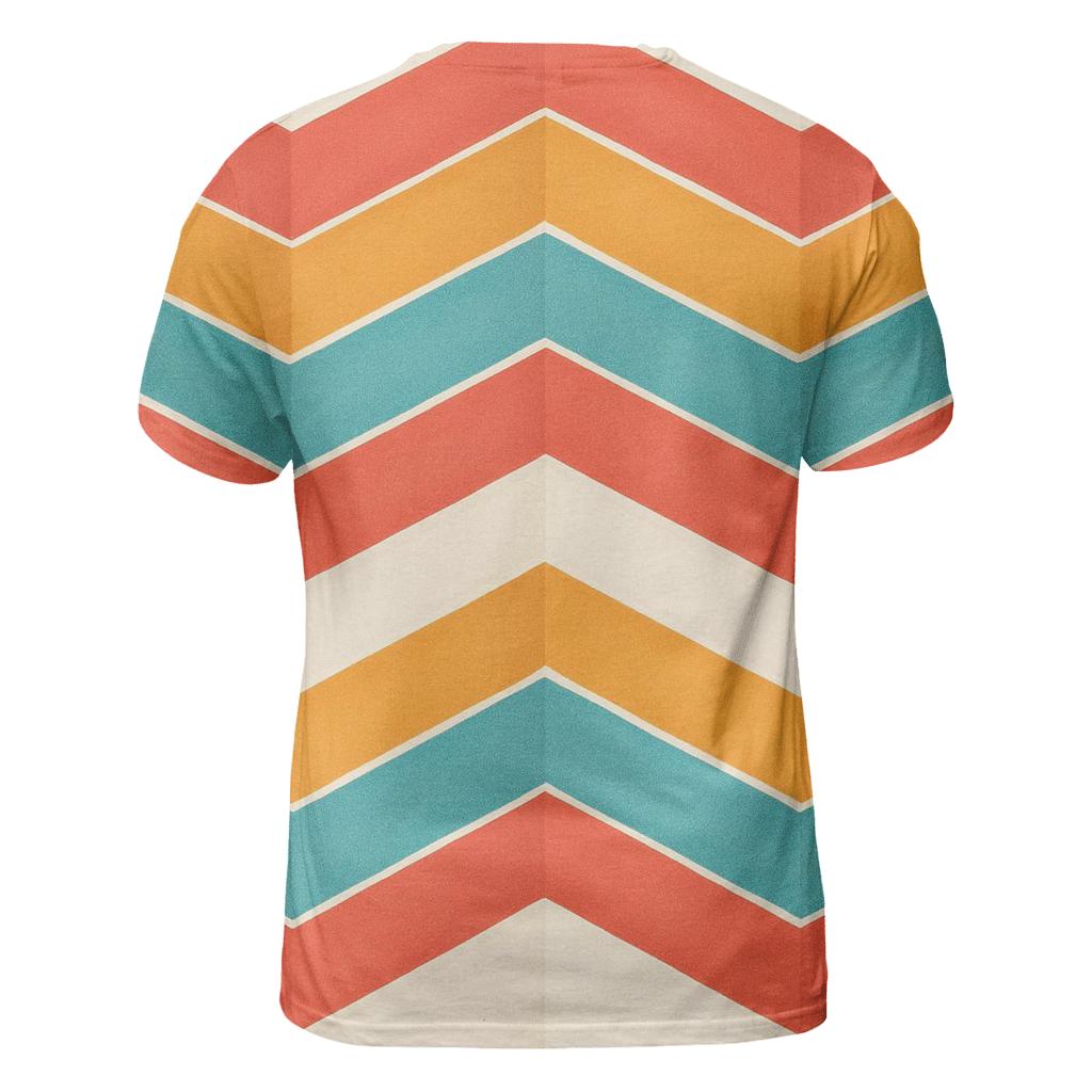 Chevron Accordion Fold personalized full print shirts