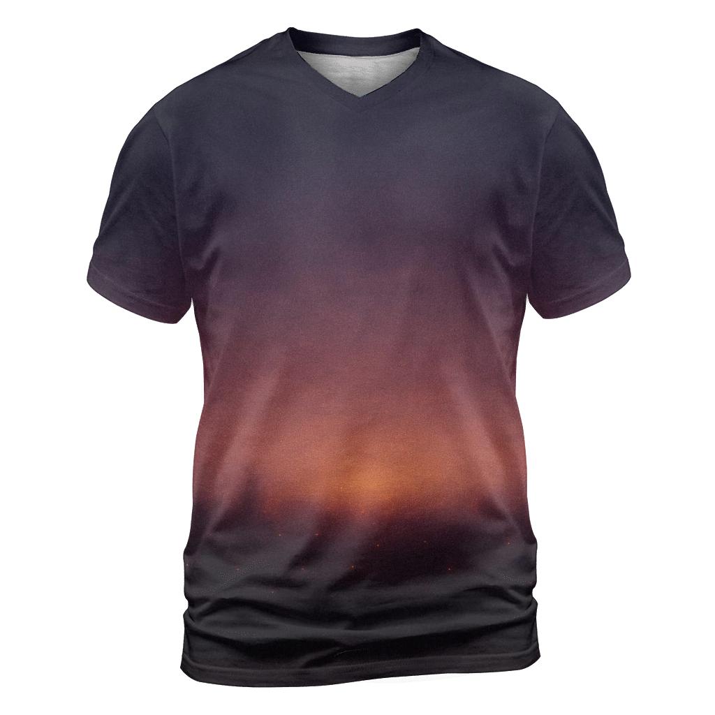 Velvet Twilight creative print fashion shirts