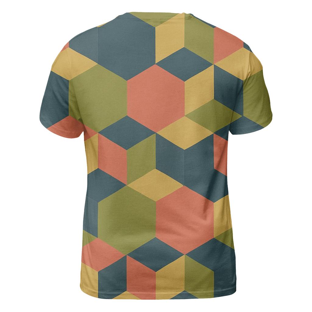 Mod Kaleidoscope Tiles unique graphic print tees
