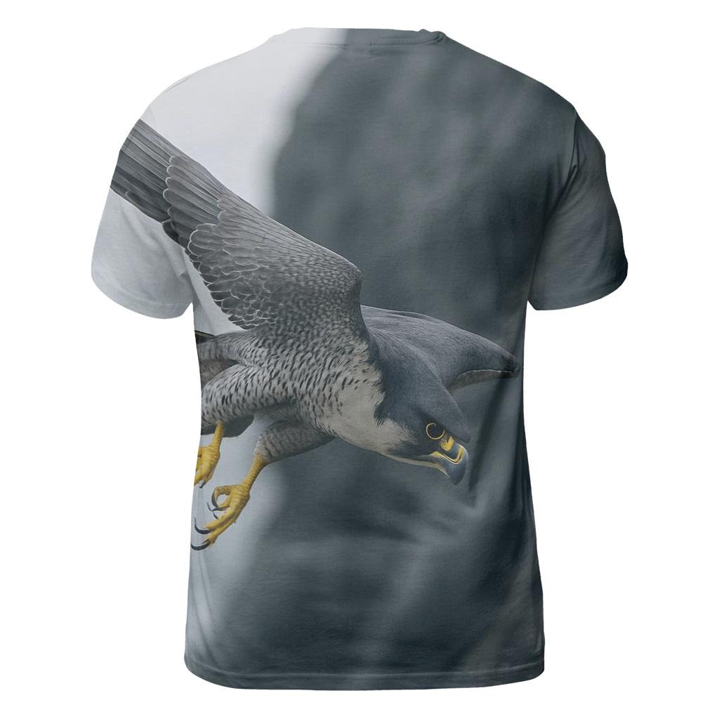 Rockface Raker Peregrine Stooping creative print fashion shirts