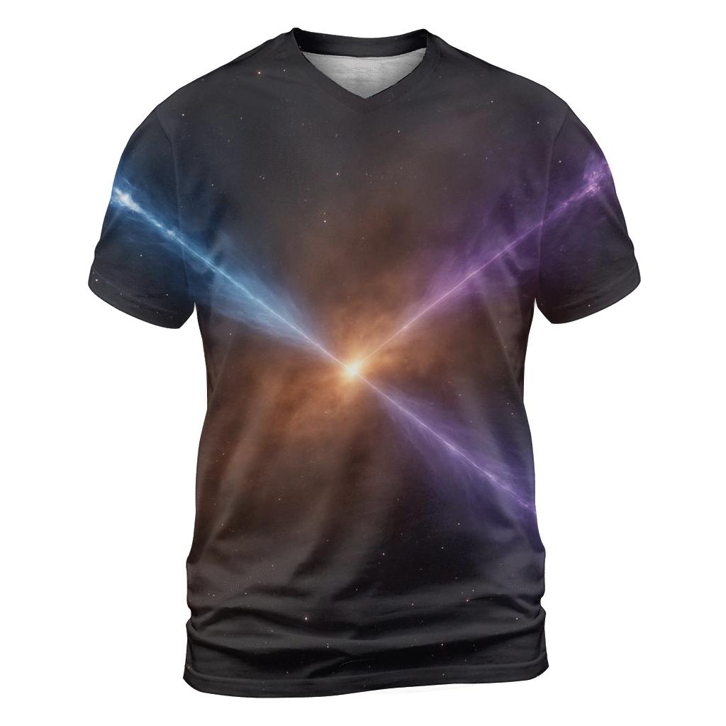 Bipolar Jet Outflow Pillars custom all-over print shirts