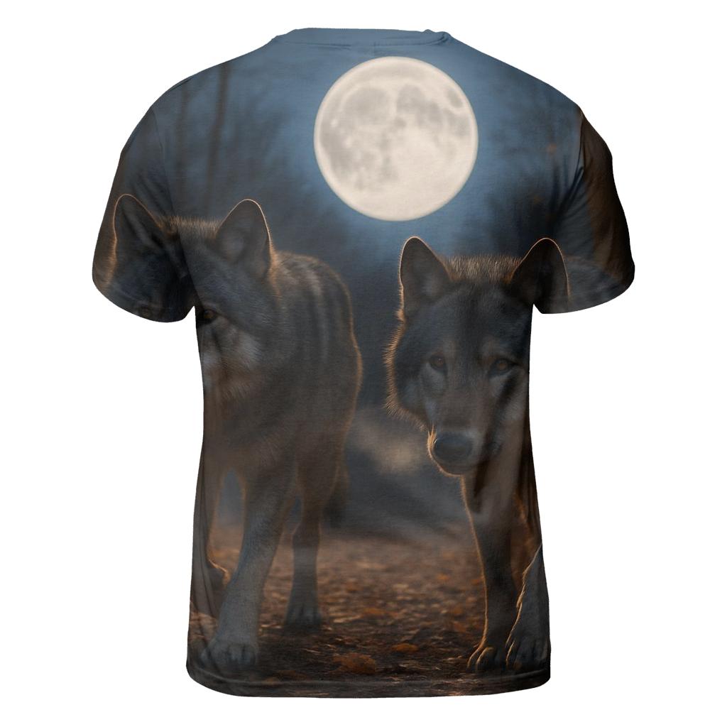 Autumn Moon Patrol statement graphic shirts