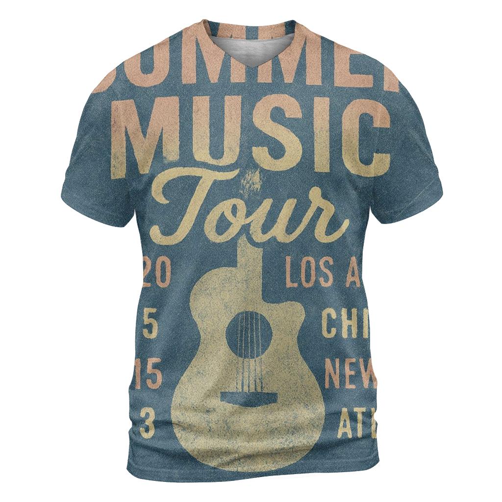 Worn Denim Concert Poster statement graphic shirts